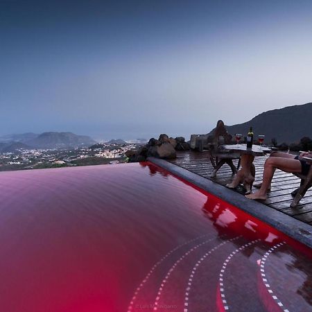 Historic Canarian House, Private Heated Infinity Pool, Bbq, Wifi + Panoramic Ocean Views Arona  Eksteriør bilde